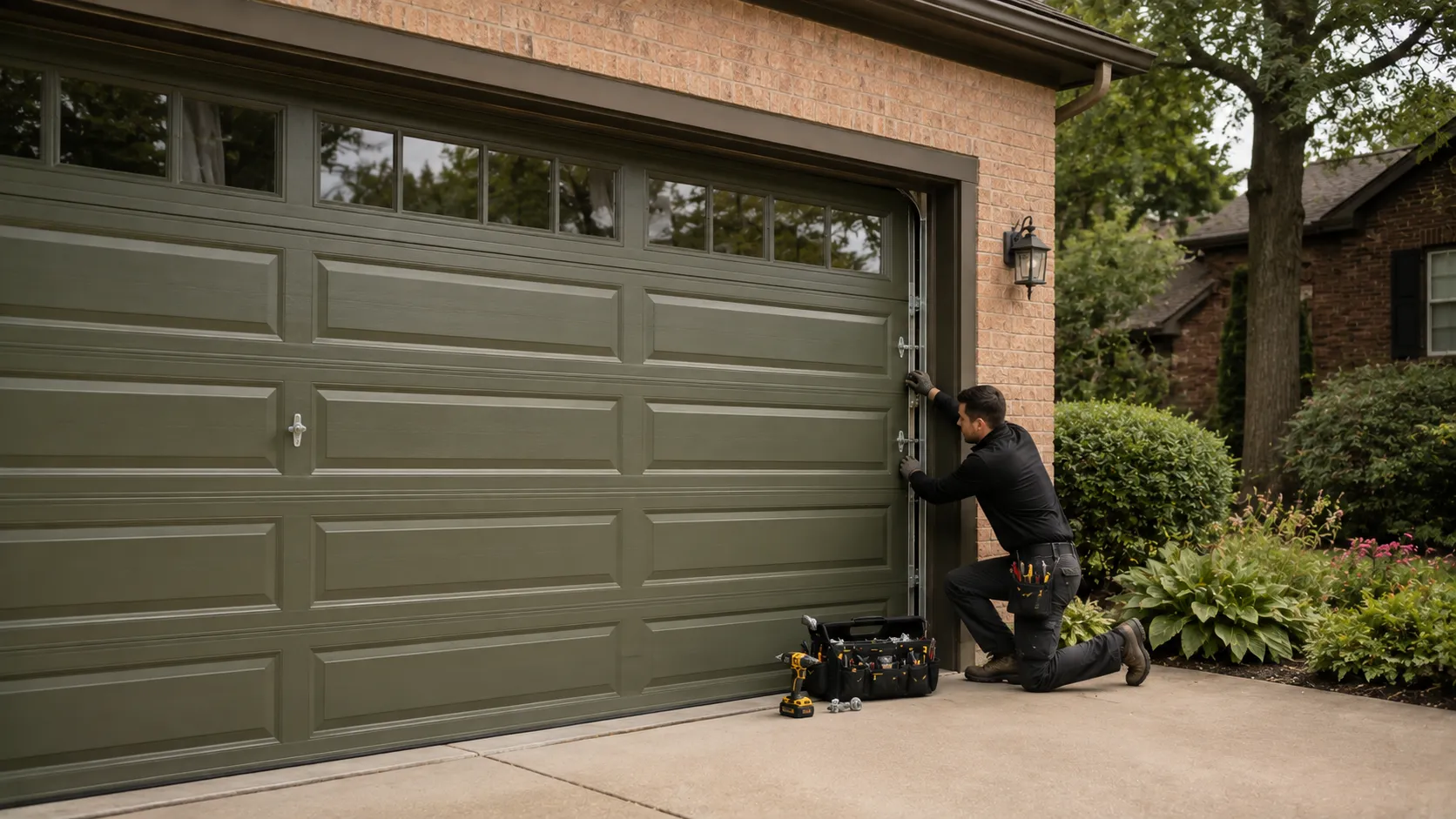 Garage door guides for Martinsburg homeowners